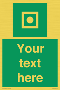 Custom sign safe condition Shipboard general alarm